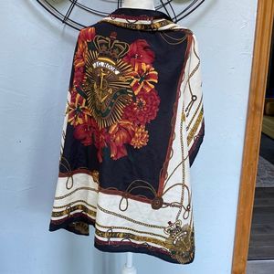 J.G. Hook Vintage Nautical Floral Scarf Wrap